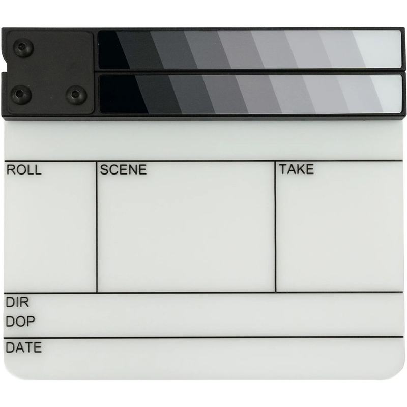 Filmsticks Greyscale Gripsticks ClapperBoard 7.5 Small Kit USA Version