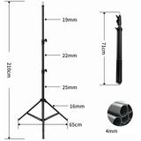 MOJOGEAR Light Stand 210cm Extra Sturdy