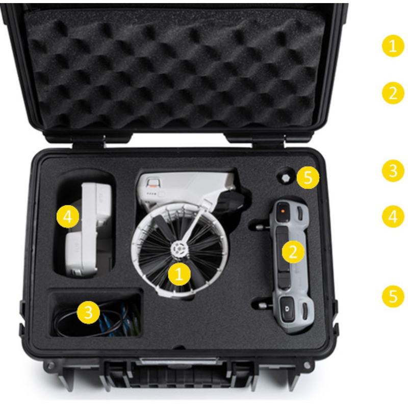 B&W Drone.case PP.117.FLIP - Orange