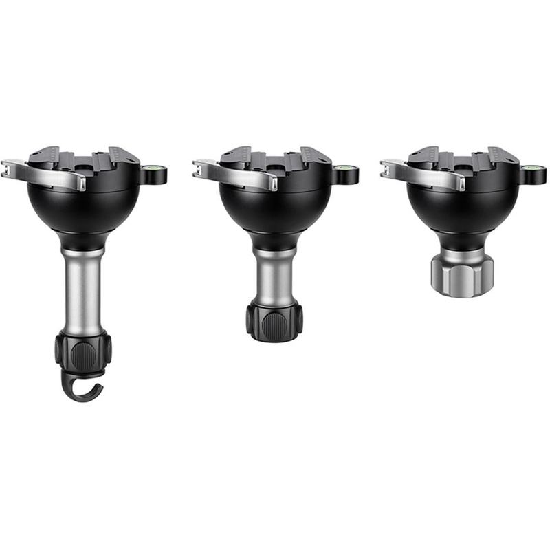 Leofoto Summit 75mm Leveling Base + Platform Long w/ Clamp