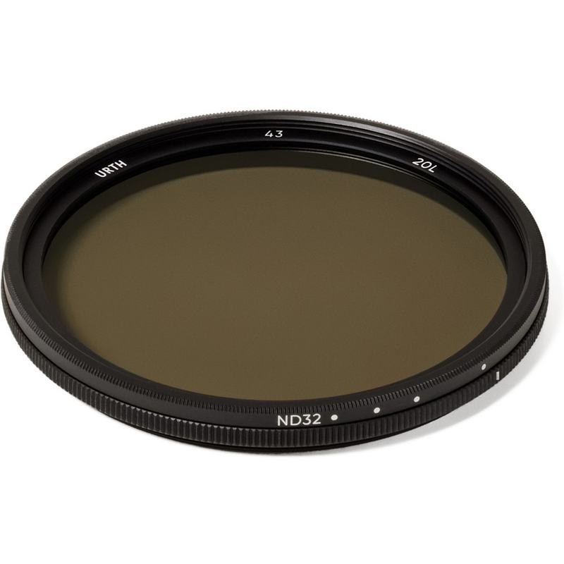 Urth 43mm ND2-32 (1-5 Stop) Variable ND Lens Filter (Plus+)