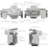 SmallRig 4977 Hawklock Quick Release Cage For Canon EOS R5 MkII