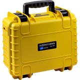B&W Outdoor.cases Type 3000 Yellow / Plukschuim