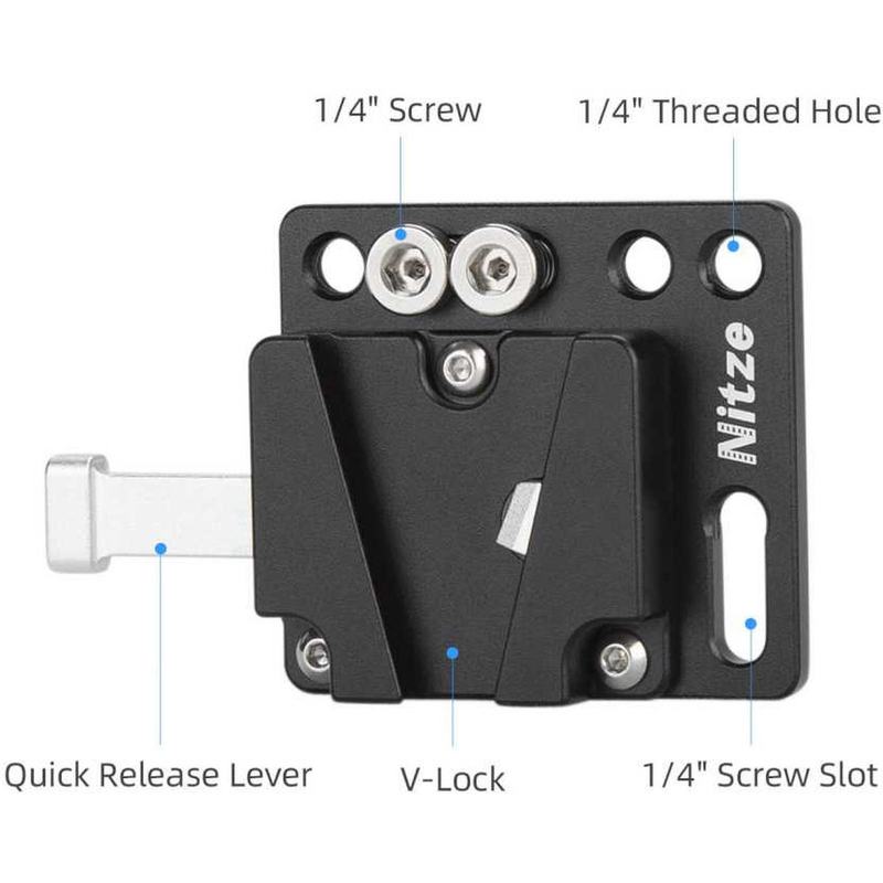 Nitze Mini V-Mount Battery Plate (N21C)