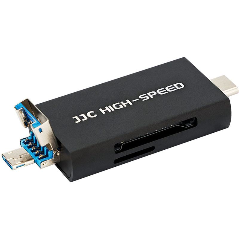 JJC CR-UTC4AC USB 3.1 Card Reader Black