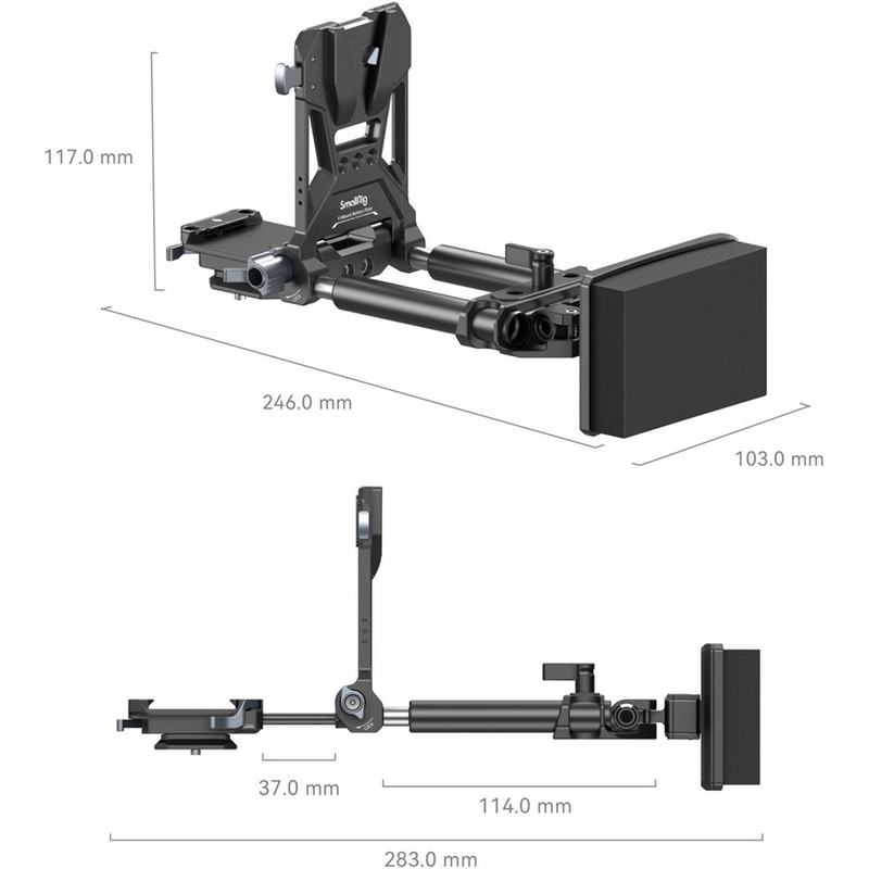 SmallRig 4063B Advanced Compact V-Mount Battery Mounting System Sony FX3 / a7siii / canon r5c etc.