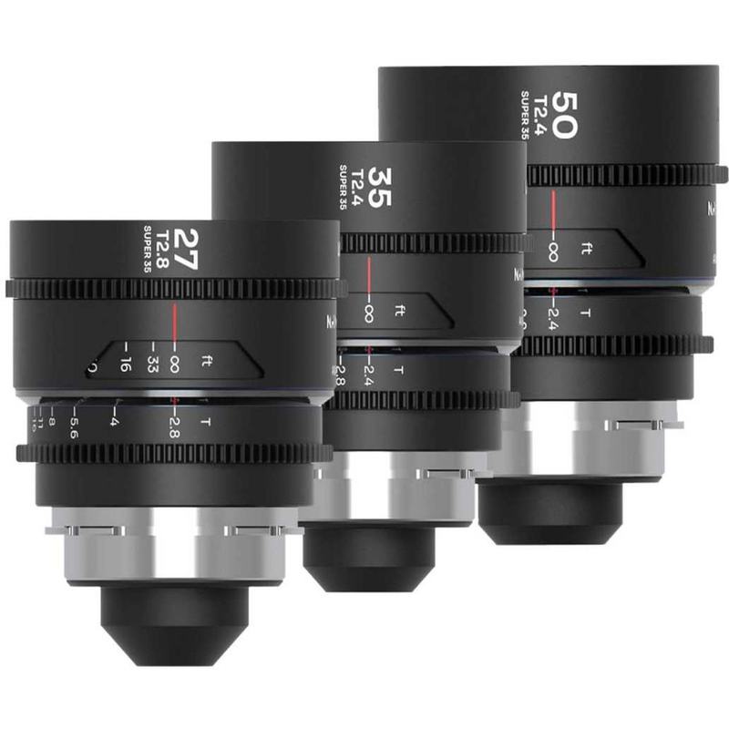 Laowa NANOMORPH S35 Bundle (27.35.50mm) (Silver) (Cine) ARRI Pl+ef