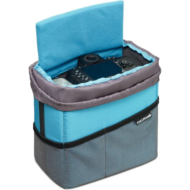 Cullmann Camera Container [medium] Cyan/Grey Camera Insert