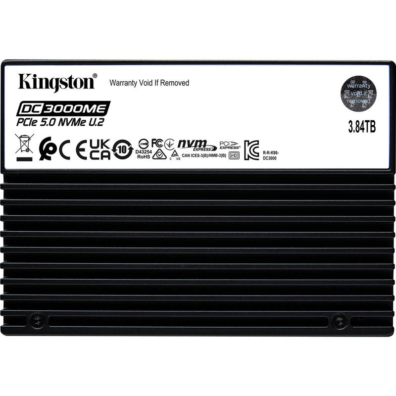 Kingston 3.84TB DC3000ME U.2 PCIe 5.0 NVMe TCG Op