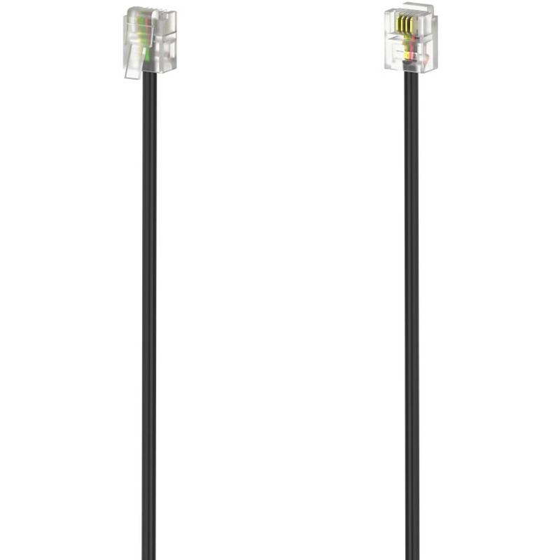 Hama Modulaire Cable Plug 6P4C - Plug 6P4C 6 M Black