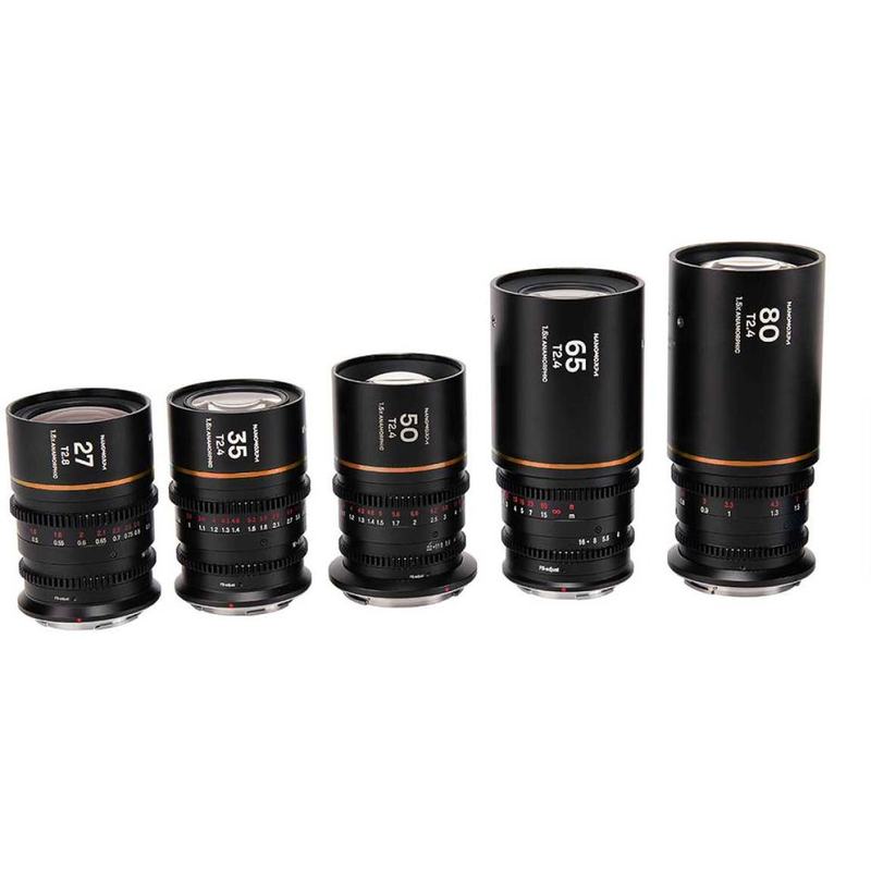 Laowa Nanomorph S35 Bundle (27.35.50.65.80mm) Amber dl (L...