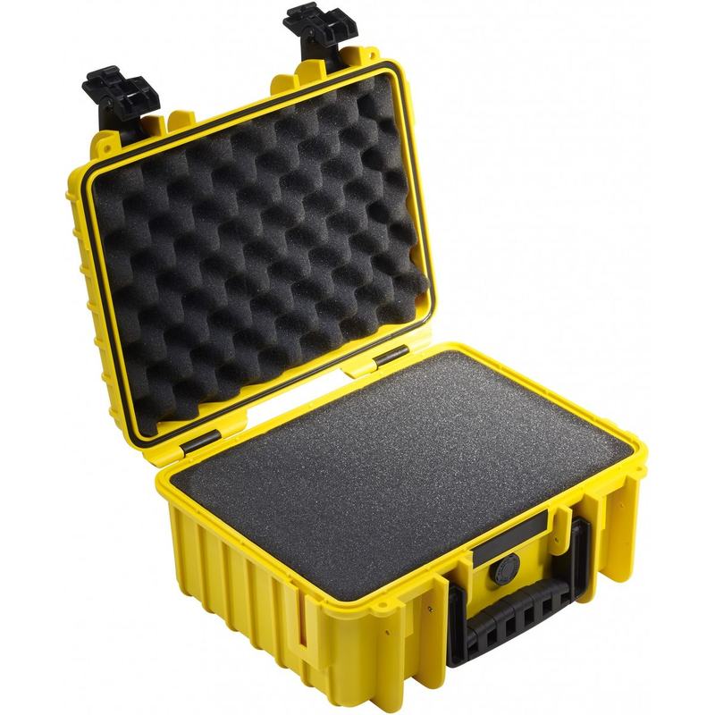 B&W Outdoor.cases Type 3000 Yellow / Plukschuim