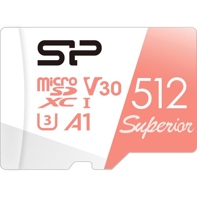 Silicon Power MicroSDXC Superior Pro C10 UHS-1 U3 V30 512GB