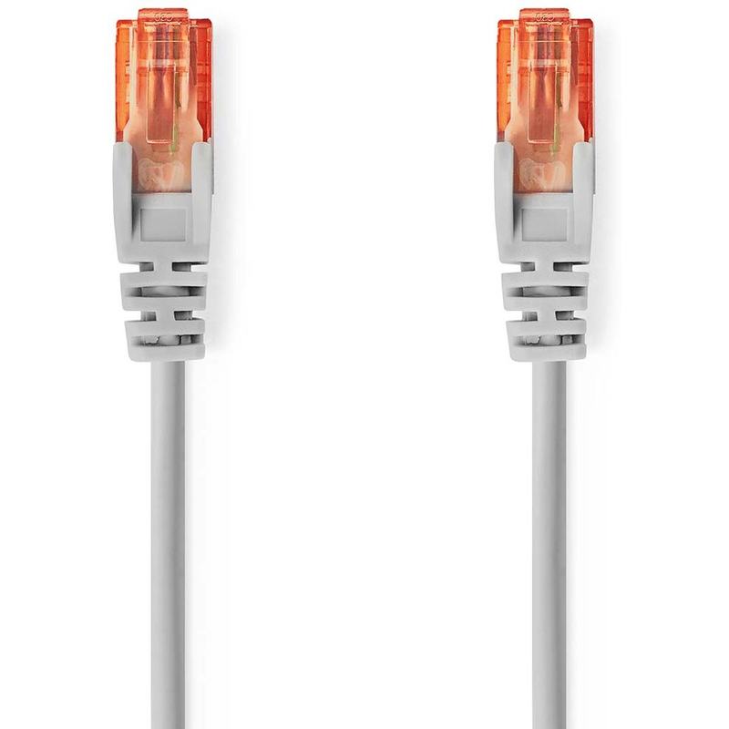 Nedis CAT6 Network Cable | RJ45 Male | U/UTP | 1.00 M | Round | Grey