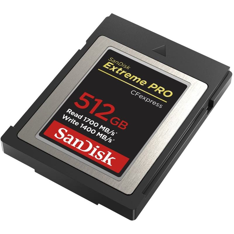 SanDisk CFexpress Extreme Pro 512GB 1700 / 1400MB/s CFast Type B