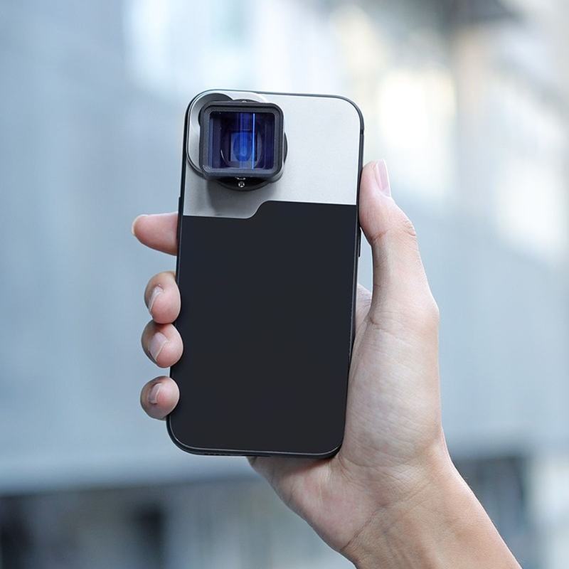 MOJOGEAR 17mm Lens Case For iPhone 13 Black/Grey