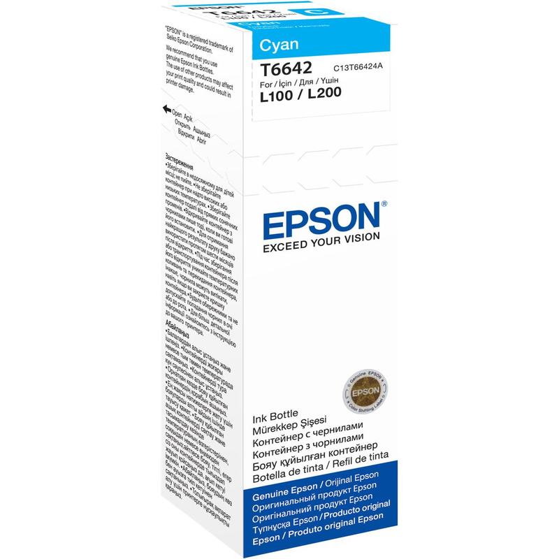 Epson T6642 Cyan 70ml 1-pack EcoTank