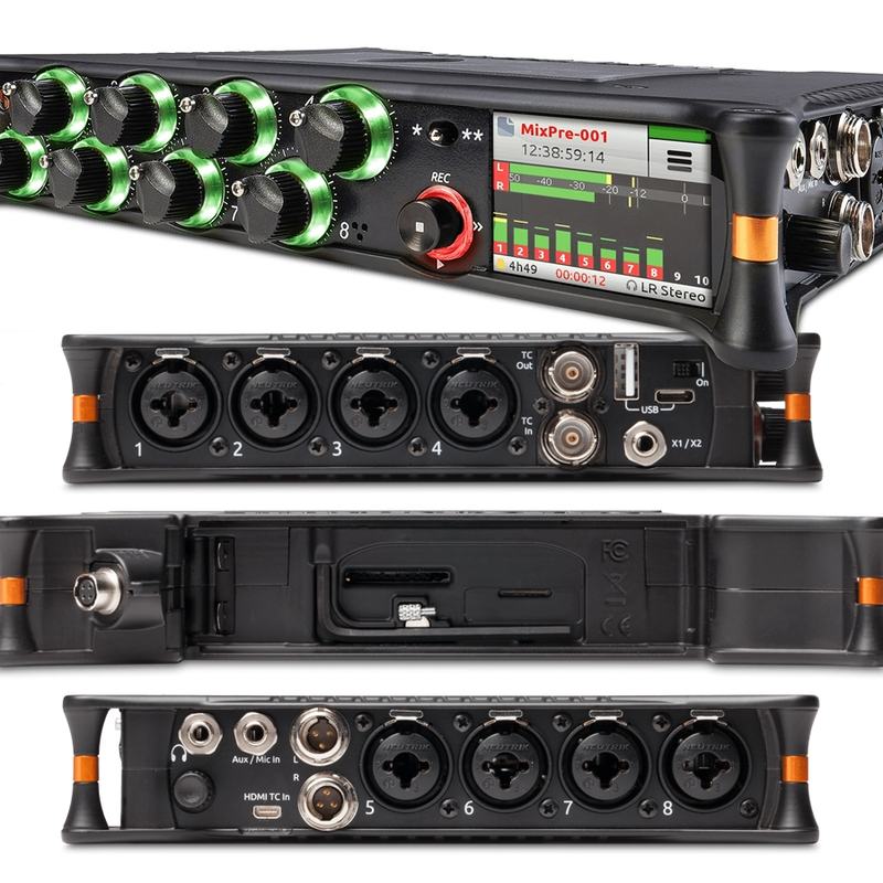 Sound Devices MixPre-10T Portable Audio Recorder with Timecode & USB interface