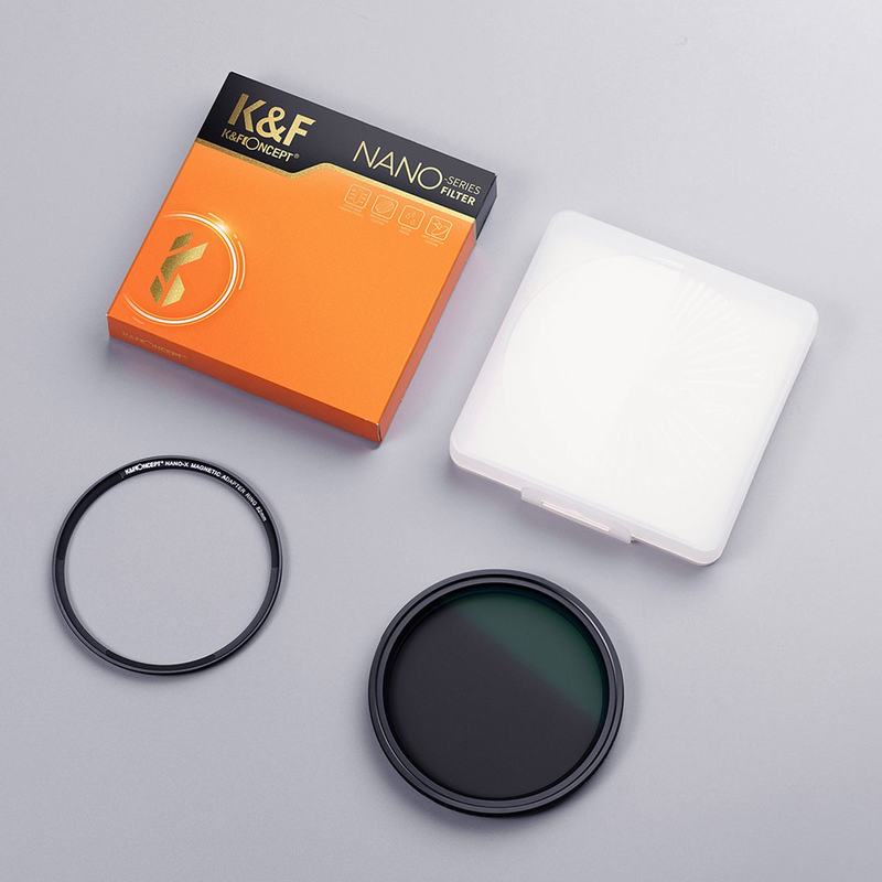K&F Concept Variable ND Filter ND8-128 Nano X Magnetic 82mm