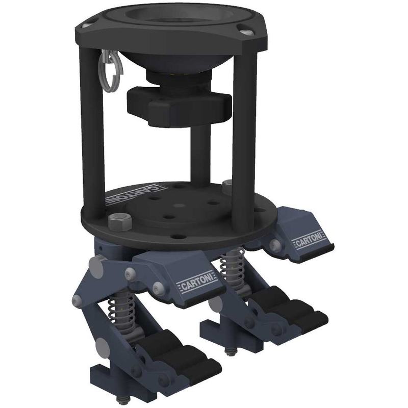 Cartoni AH905 Rail Clamp Head Support For 75/100mm Bowl Base Heads