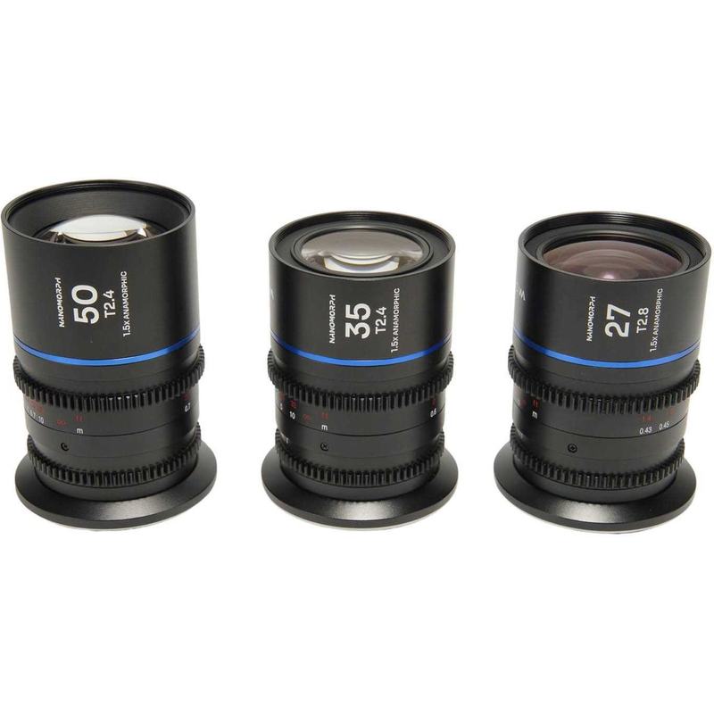 Laowa NANOMORPH S35 Bundle (27.35.50mm) (Blue) (Cine) L-Mount