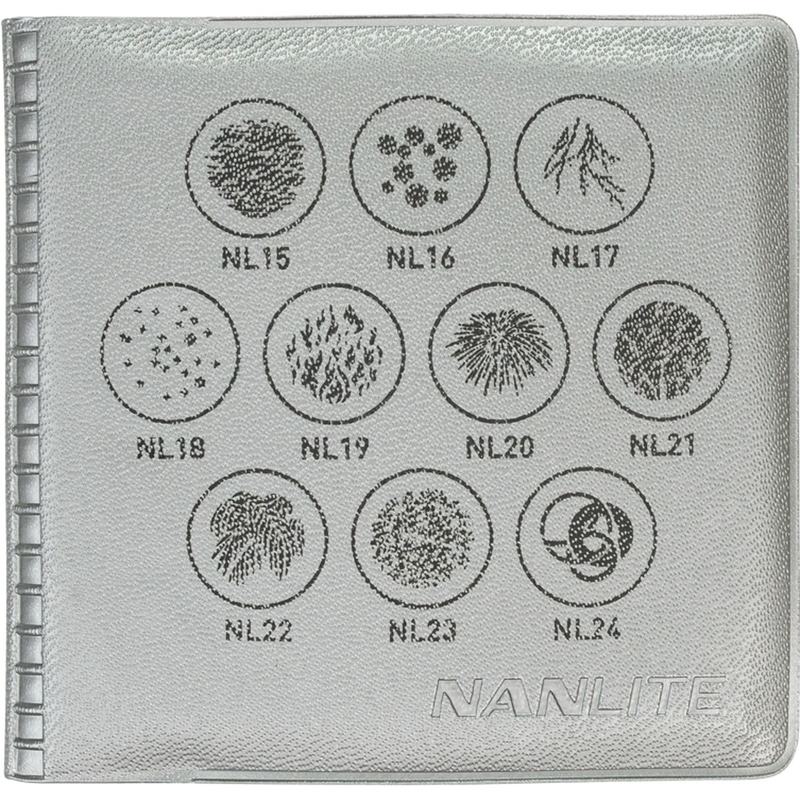 Nanlite FM-MNT Projctn Attachm GOBO Set 2 AS-GB-FMM-SET2 10p