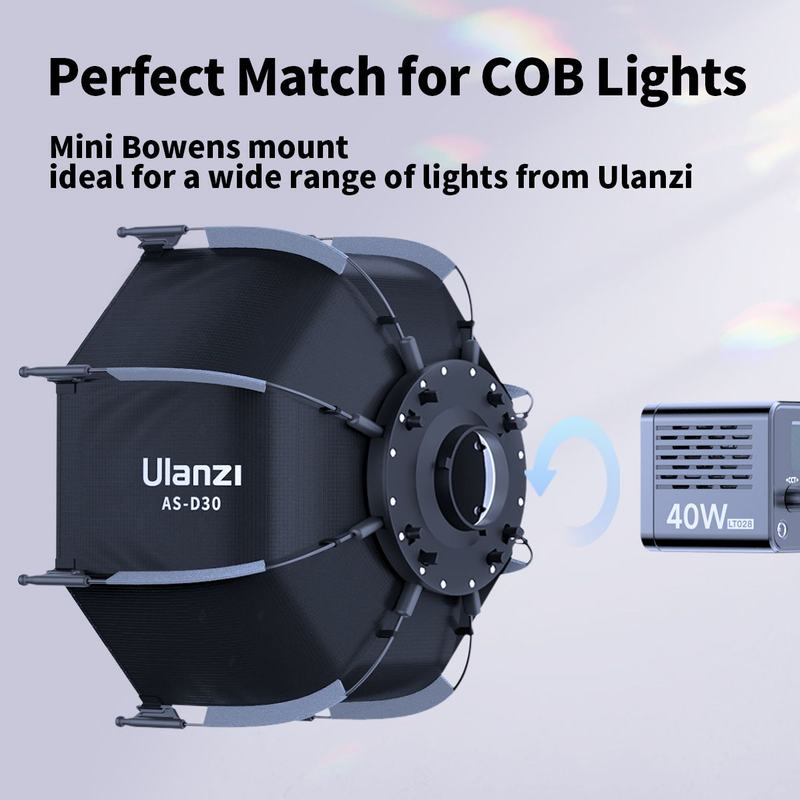 Ulanzi Octabox Softbox 30cm w/ Ulanzi Mini Mount