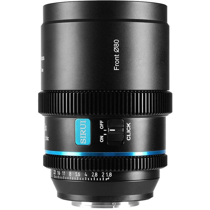 Sirui 40mm T1.8 1.33X S35 AF Anamorphic Lens (MFT Mount Blue Flare)