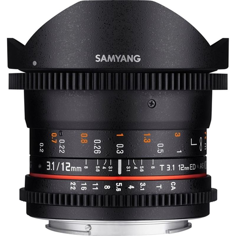 Samyang 12mm T3.1 VDSLR Fisheye Canon