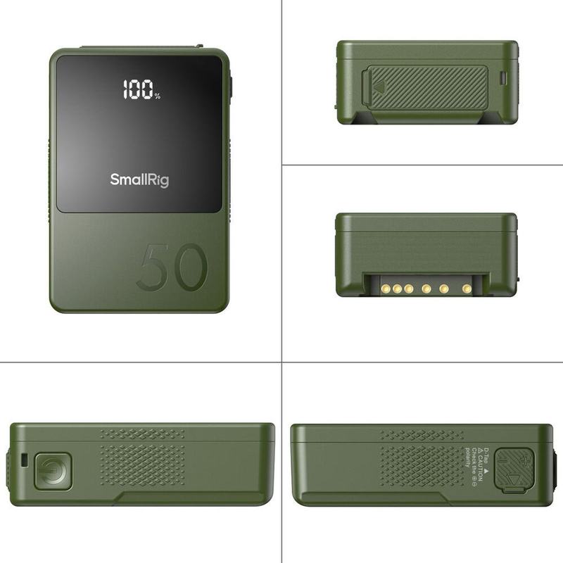SmallRig VB50 Mini V Mount Battery (Green) 4872
