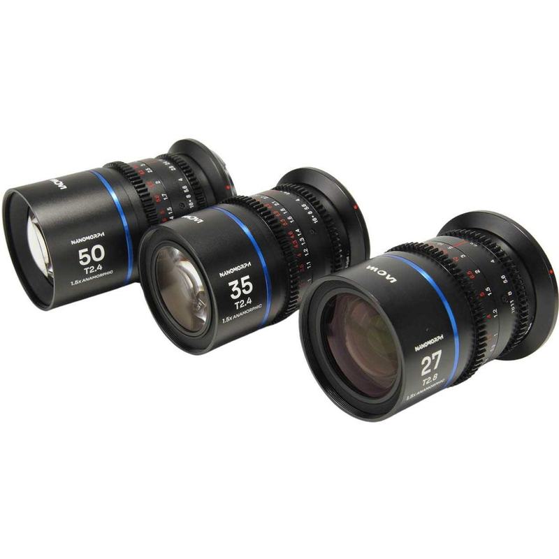 Laowa NANOMORPH S35 Bundle (27.35.50mm) (Blue) (Cine) L-Mount