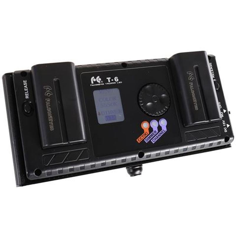Falcon Eyes Bi-Colour LED Lamp Set T6 w/ Battery