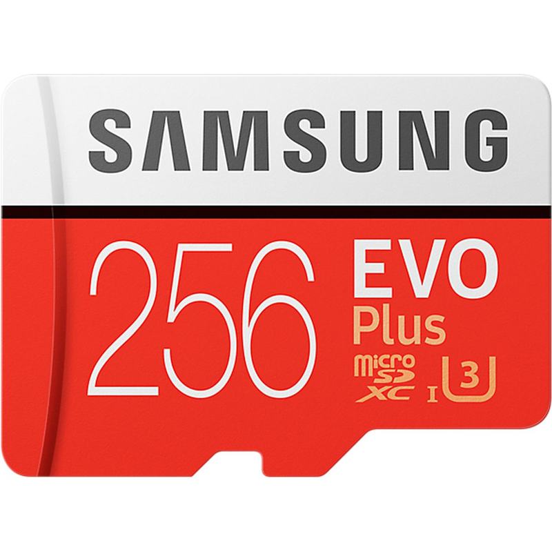 Samsung 256GB MicroSD EVO Plus 100MB/s w/ Adapter