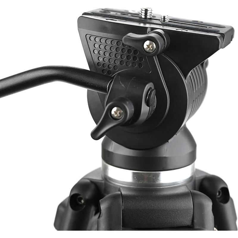 Caruba Videostar 177 Pro Videostatief + Liquid Damped Head