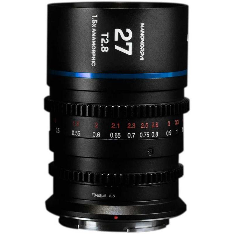 Laowa Nanomorph 27mm T2.8 1.5X S35 (Blue) (Cine) Canon RF