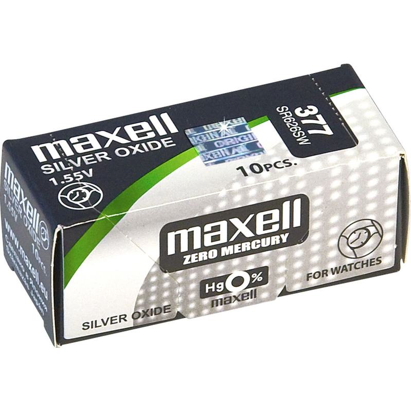 Maxell Horloge Battery 395 - SR927SW - 1PC EU MF - Low Drain