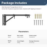 Ulanzi TB25 Wall Mount Tiltable w/ Spigot For Lamp