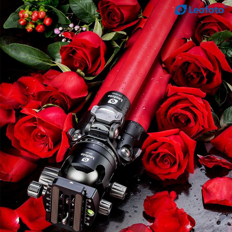 Leofoto LA-324C+LH-40 CNC Tripod Hard Anodize