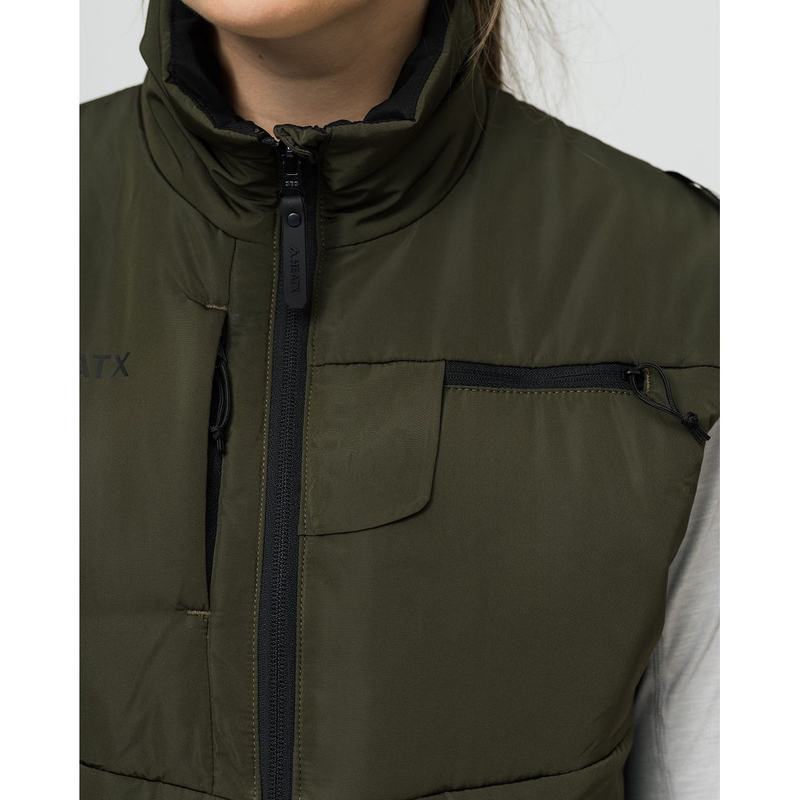 Heat Experience Heatx Hunt Vest M Olive - Battery Heated