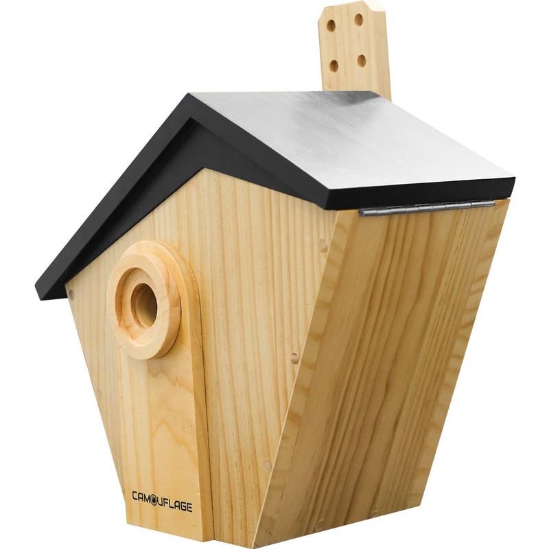Camouflage EZ Birdbox Bird Nest w/ Built-In AI Camera