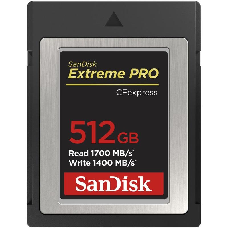 SanDisk CFexpress Extreme Pro 512GB 1700 / 1400MB/s CFast Type B