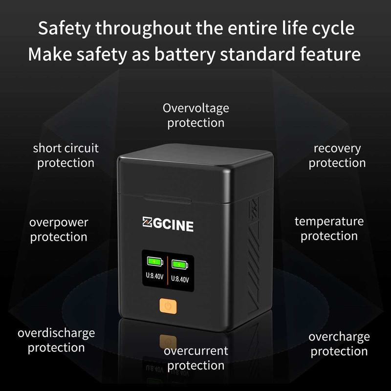 ZGCINE Charging Case For Canon LP-E17 Battery (PS-E17)