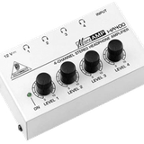 Behringer AMP HA400 hoofdtelefoon splitter / versterker 1->4