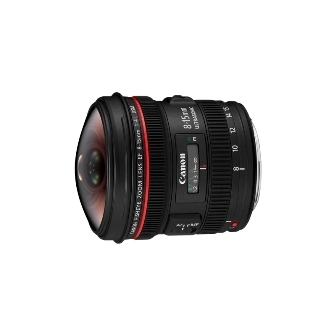 Canon 8-15mm f/4L Fisheye USM Groothoek