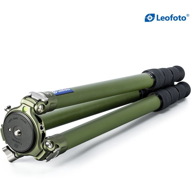 Leofoto LM-364cl (Olive) CNC Tripod Hard Anodize