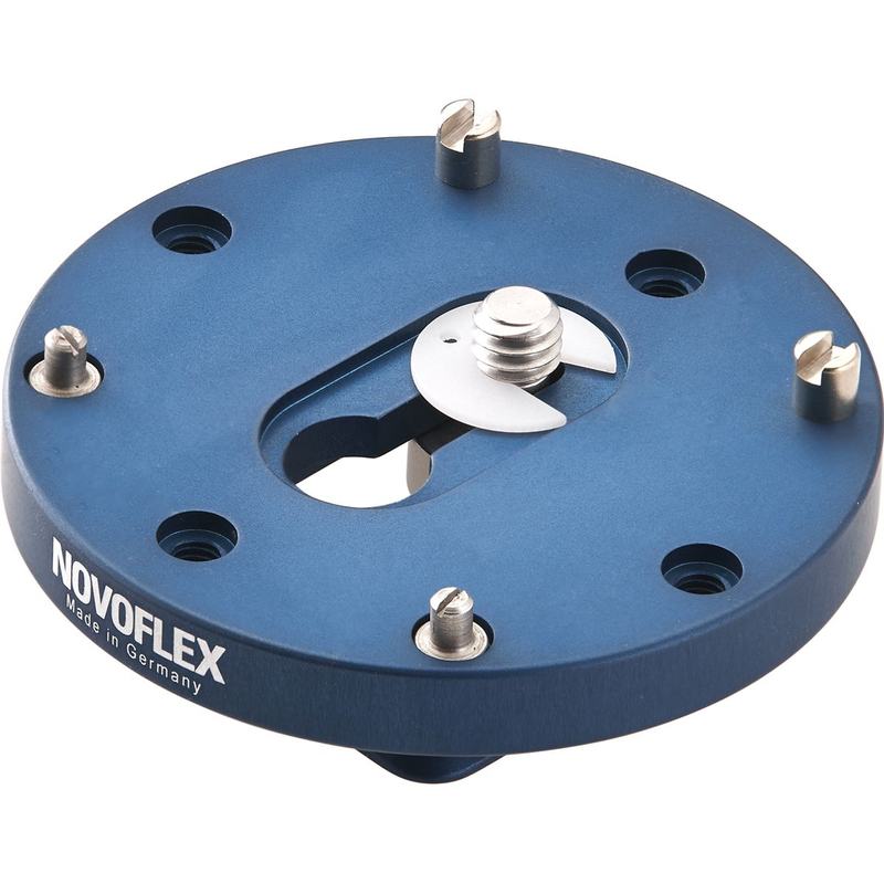 Novoflex Snelk.plaat Round For Mid.form Cam.'s Anti-ROT.