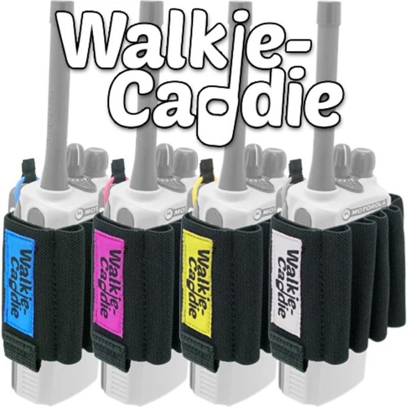 On Set Headsets Walkie Caddie - White