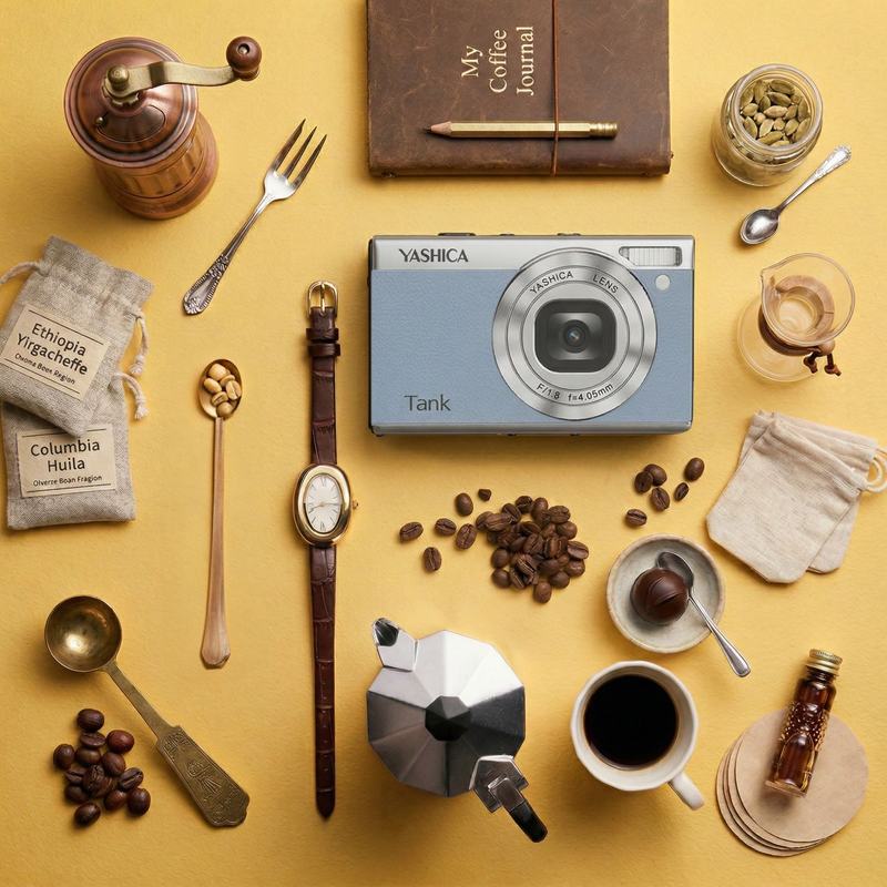 Yashica Tank Compact Sky Blue (13MP)