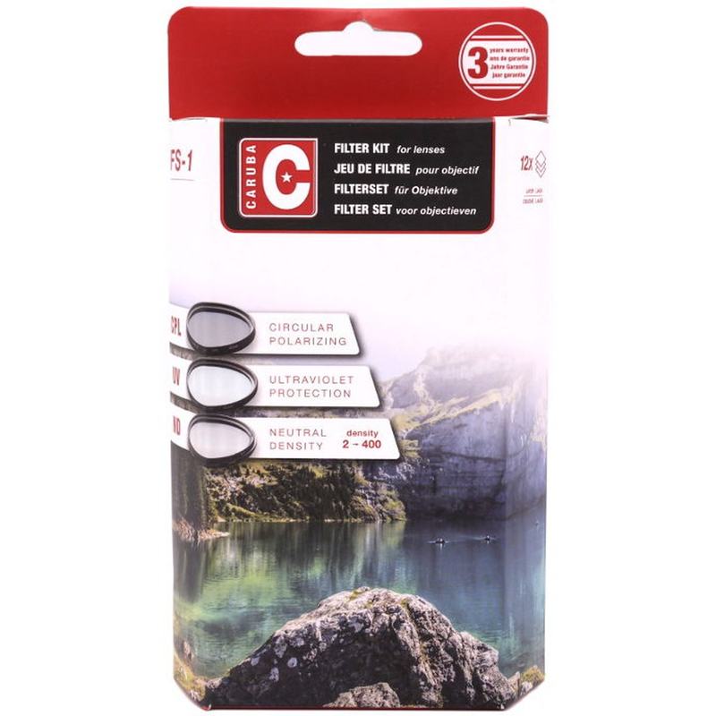 Caruba UV + CPL + Variable ND2 400 Kit 52mm