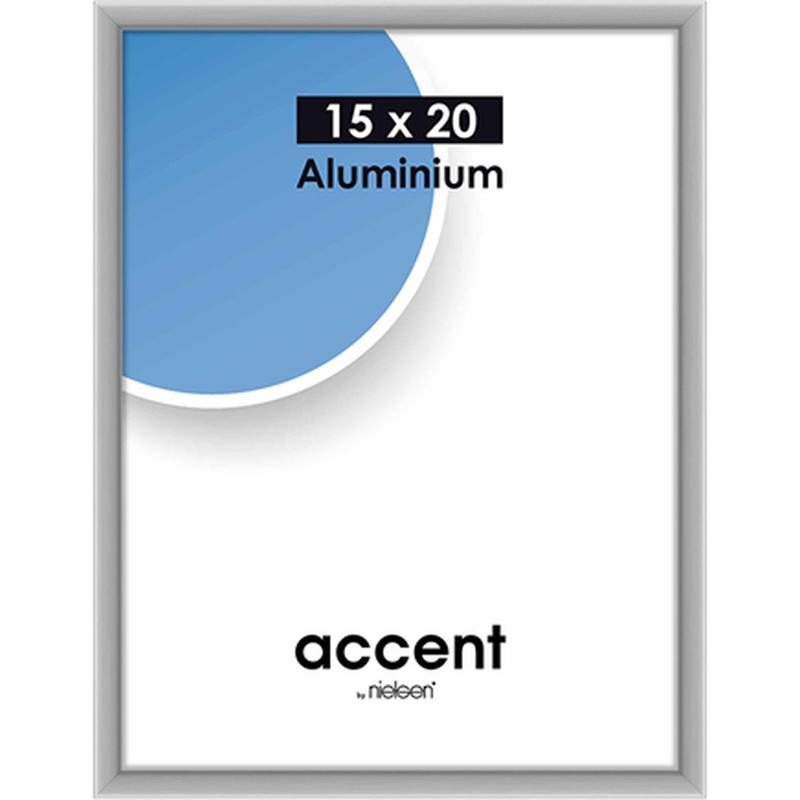 Nielsen Photo Frame 51324 Accent Mat Silver 15x20cm